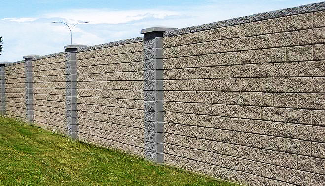 precast concrete blocks retaining wall